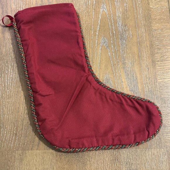 New Vintage Tapestry Christmas Stocking SANTA & REINDEER - Picture 2 of 6